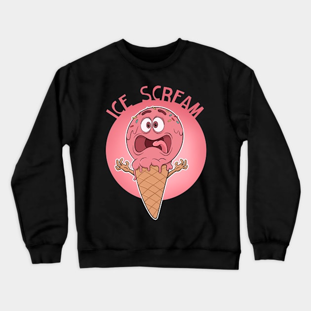 Ice Scream Shirt Design, I love Icecream Crewneck Sweatshirt by GAMAS Threads